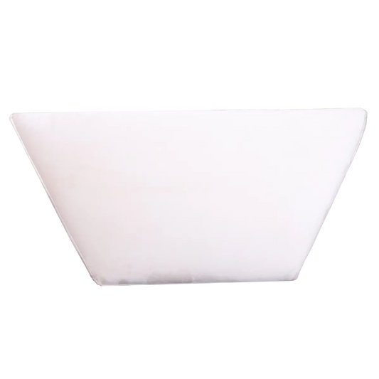 Pack Of 2 Pink & Off White Upholstered Parallelogram Pouf For Home Decor