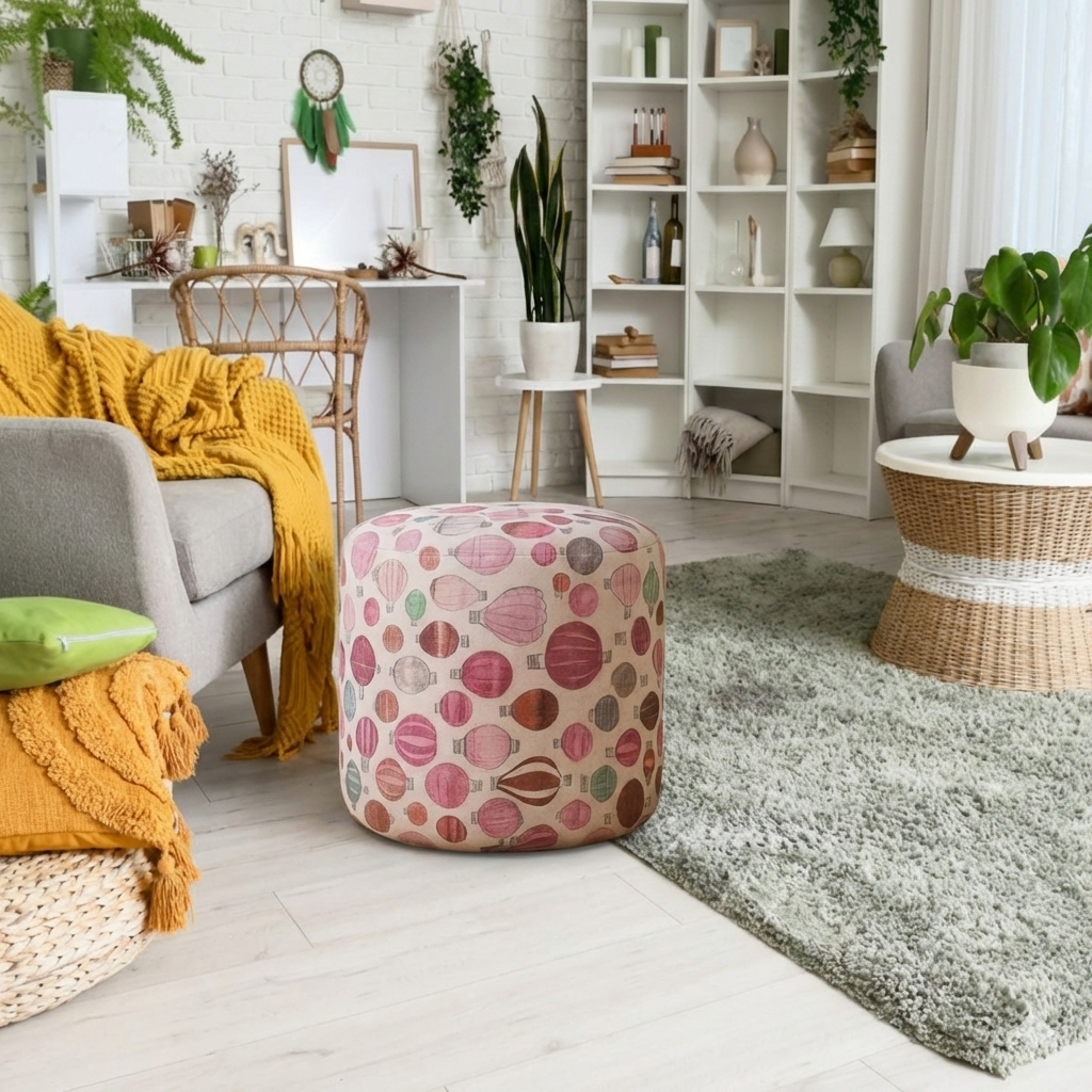 Round Pouf