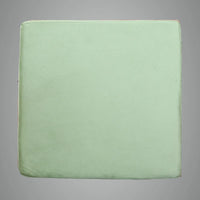 Green Upholstered Square Pouf For Home Decor