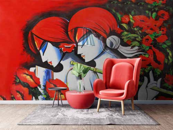 compare product Non Woven Lite Customized Wallpaper (ED22019)