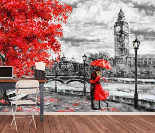 Non Woven Lite Customized Wallpaper (ED21088)