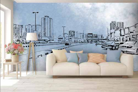 Non Woven Lite Customized Wallpaper (ED22002)