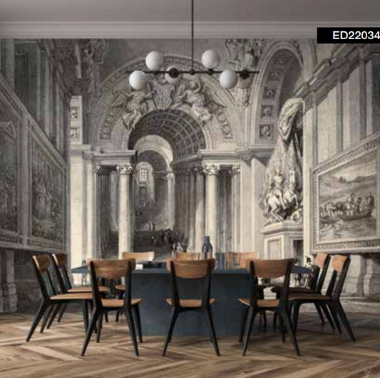 Non Woven Lite Customized Wallpaper (ED22034)