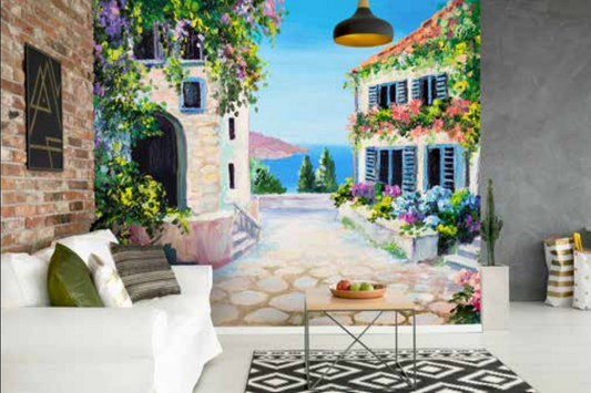 Non Woven Lite Customized Wallpaper (ED12614)