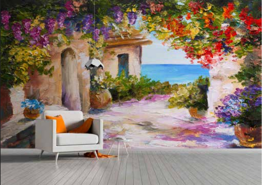 Non Woven Lite Customized Wallpaper (ED21086)