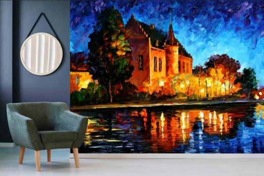 Non Woven Lite Customized Wallpaper (ED21084)