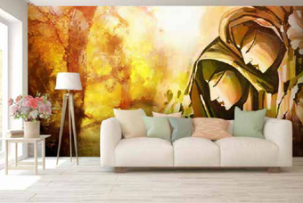 compare product Non Woven Lite Customized Wallpaper (ED22018)